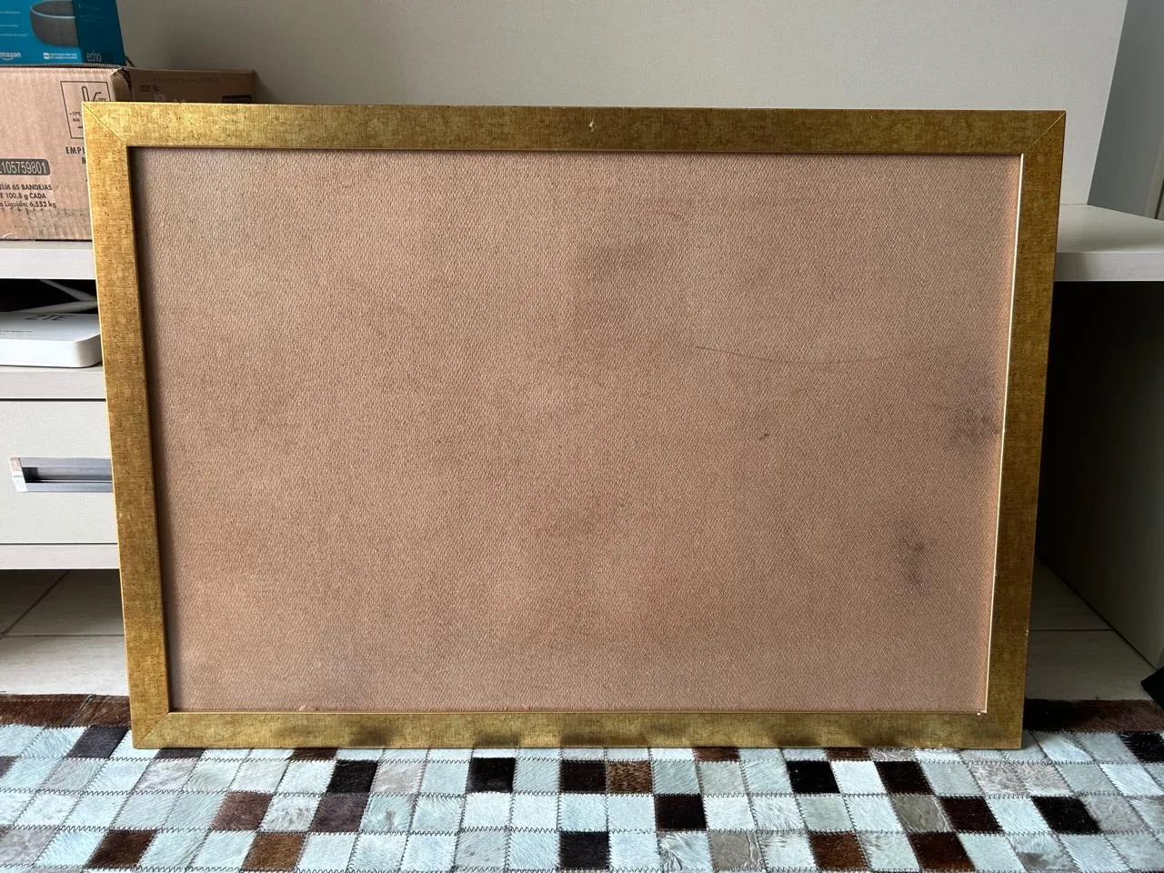 Moldura para quadro 68cm X 96cm (com vidro)