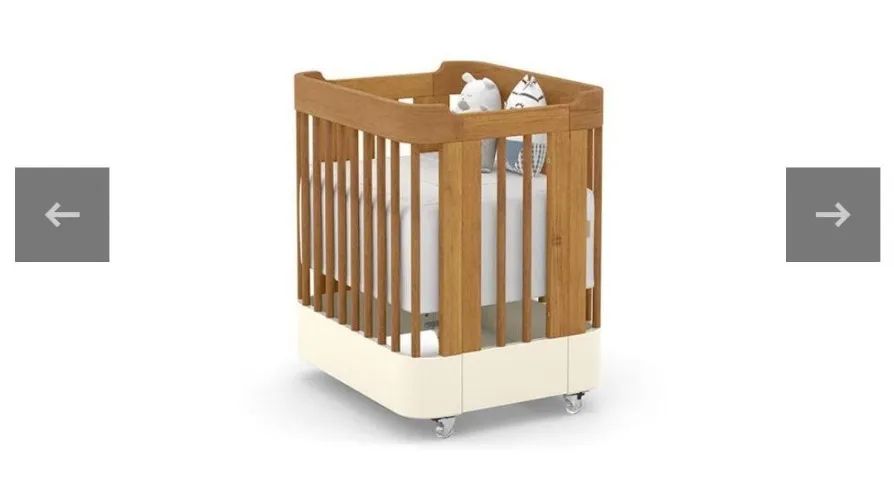 Berço Nido  3 em 1 (Matic) + Colchão Ortobom Baby Light D18 + Colchão para o Mini Berço - Foto 3