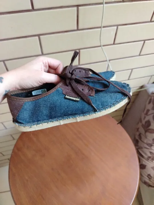 Tênis Havaianas Jeans Azul 35