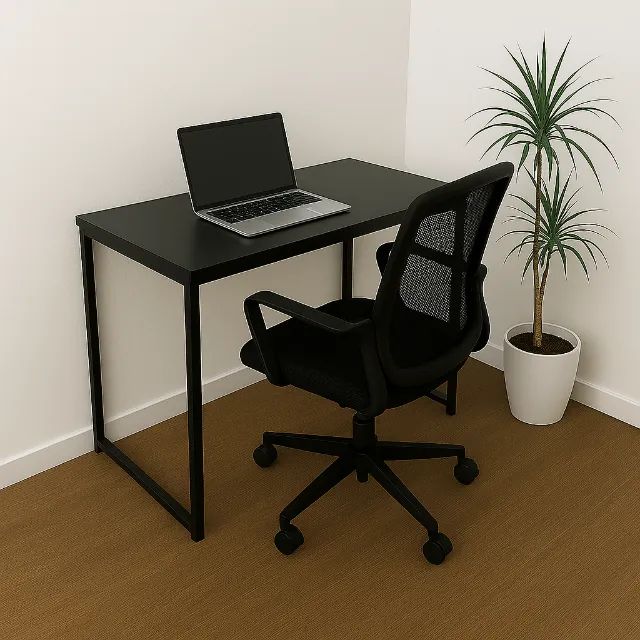Mesa para Computador NOVA Reforçada Estilo Industrial Multiuso de estudo Notebook Office - Foto 2