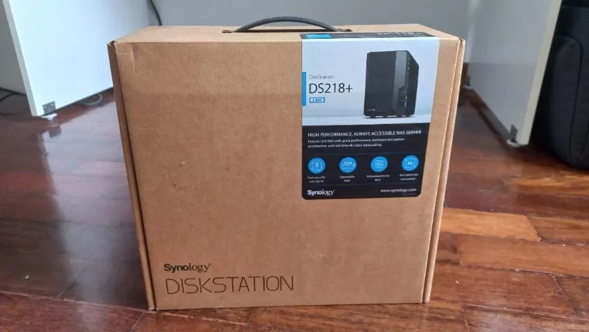 Synology DiskStation DS218+ (Novo e embalado) (Comprado nos EUA)