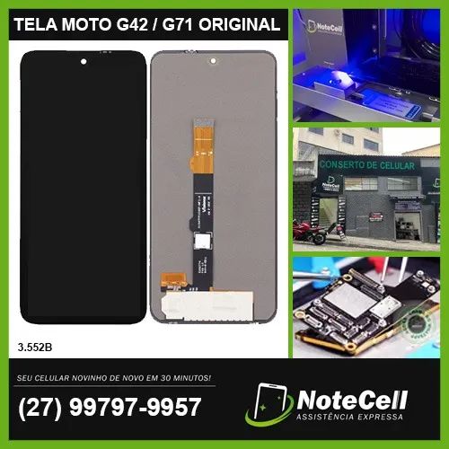 Tela Display P/ Moto G42 / G71 Incell 3.615B - Instalação Expressa Em 30 Minutos!