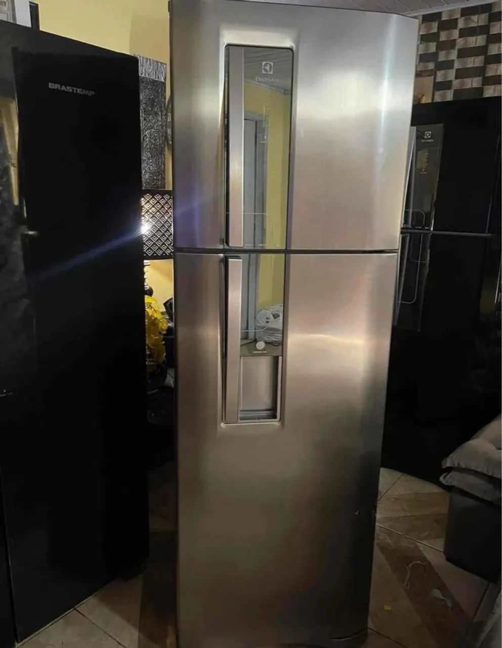 Geladeira Electrolux Inox com Dispenser (ENTREGO)