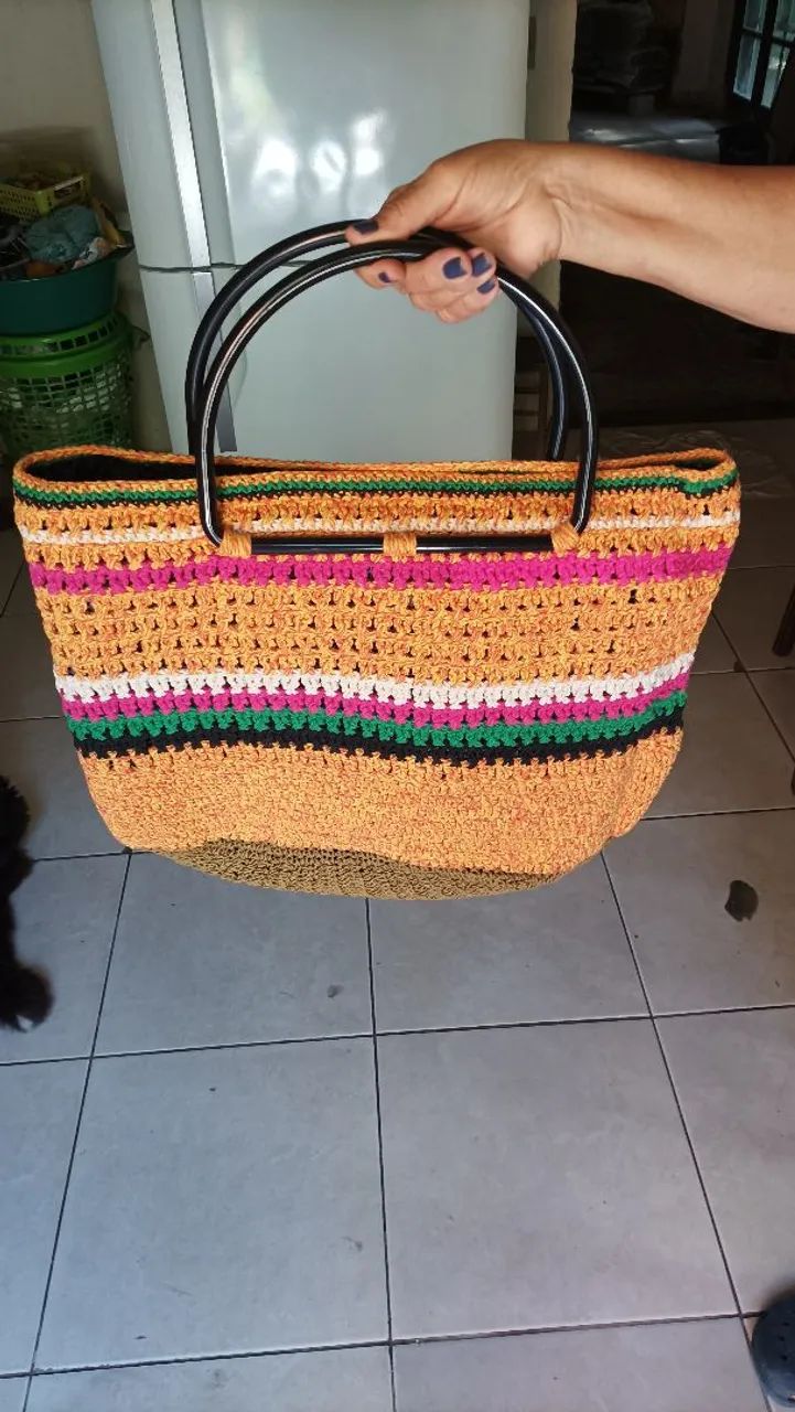 Bolsa de crochê  - Foto 3