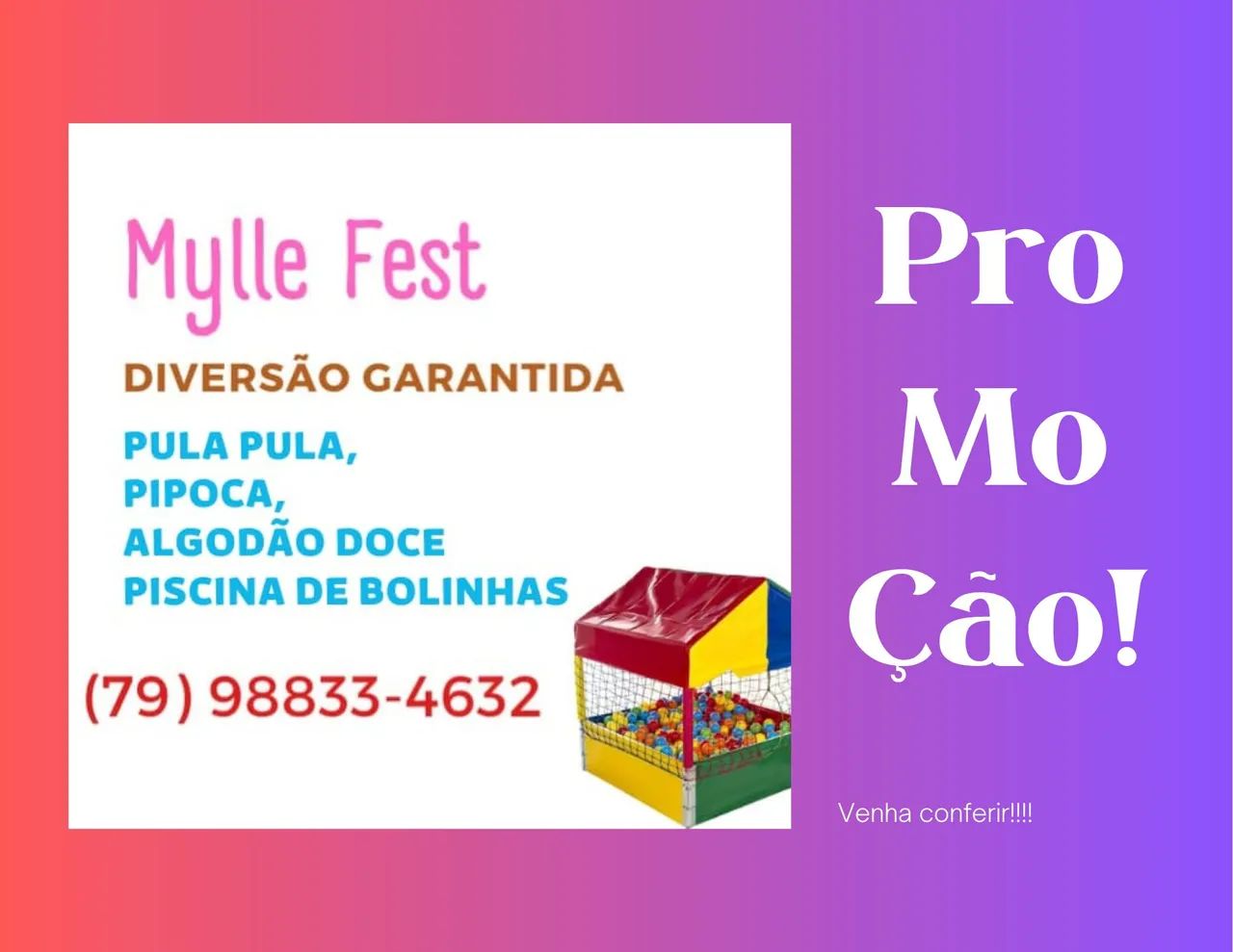 Pula pula, Cama elástica, Piscina de bolinhas, Pipoca, Algodão doce  - Foto 5