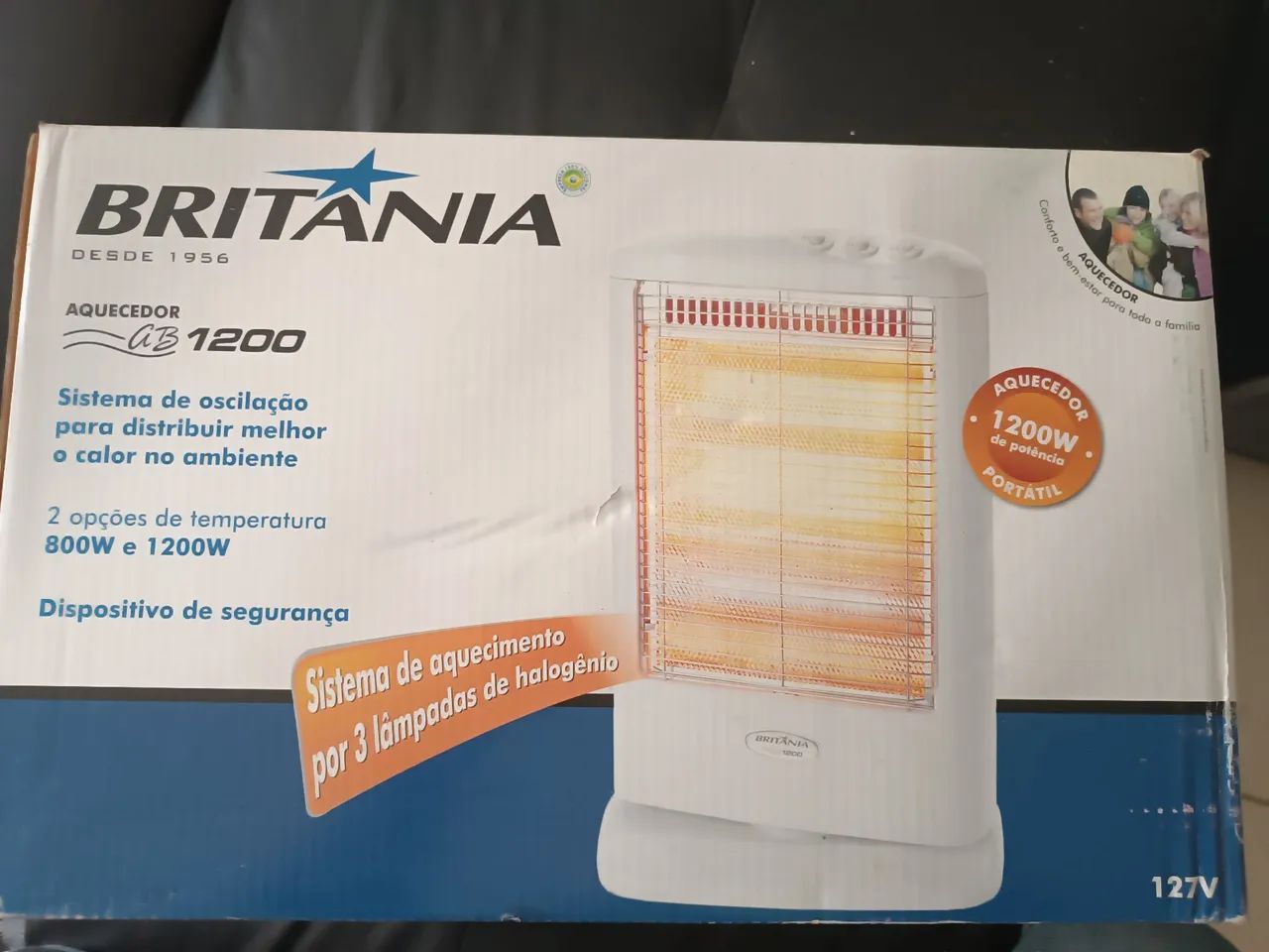 Aquecedor Britânia AB 1200 w