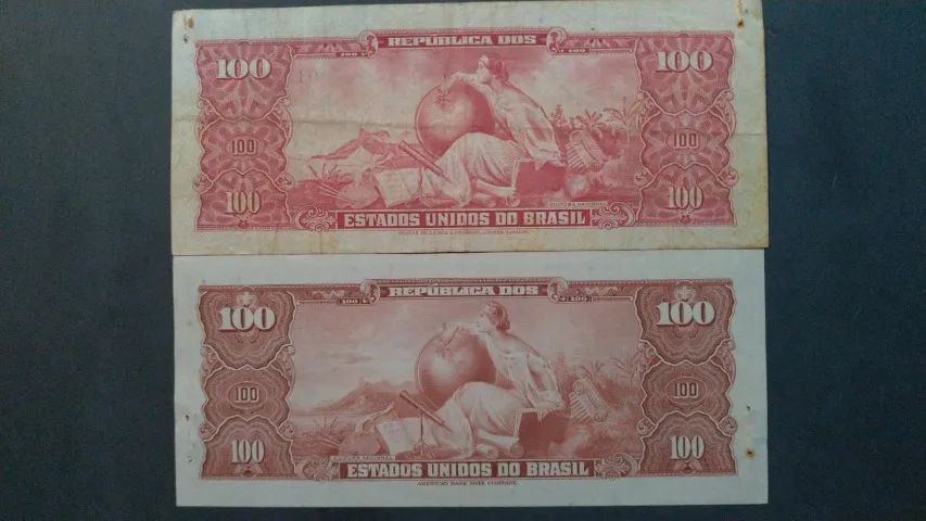 2 Notas 50 Cruzeiros, Princesa Isabel. - Foto 2