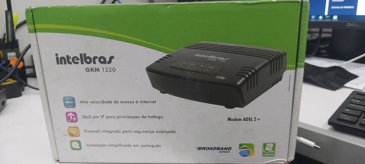 2 unidades Modem Intelbras GKM 1220