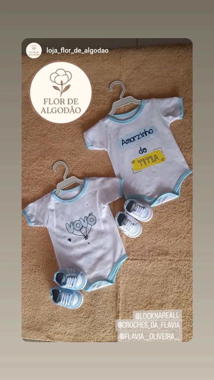 Roupas de bebê RN