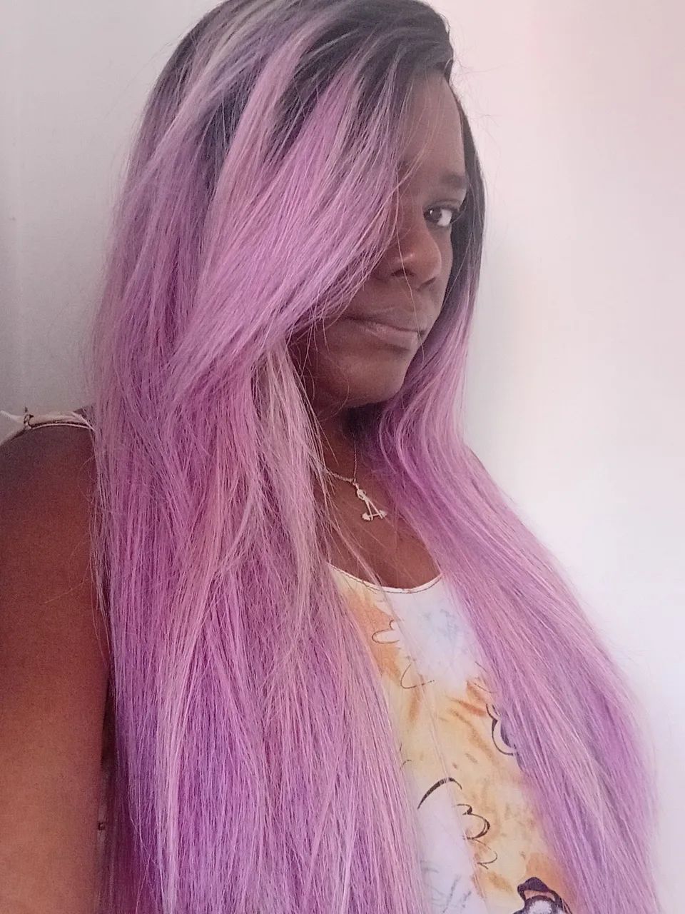Lace front roxo/rosa longa - Foto 3