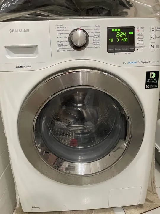 Máquina de Lavar Samsung EcoBubble 10,1kg - Foto 3