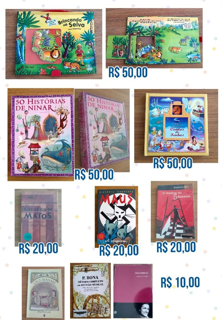 Livros diversos - Infantil e Adulto