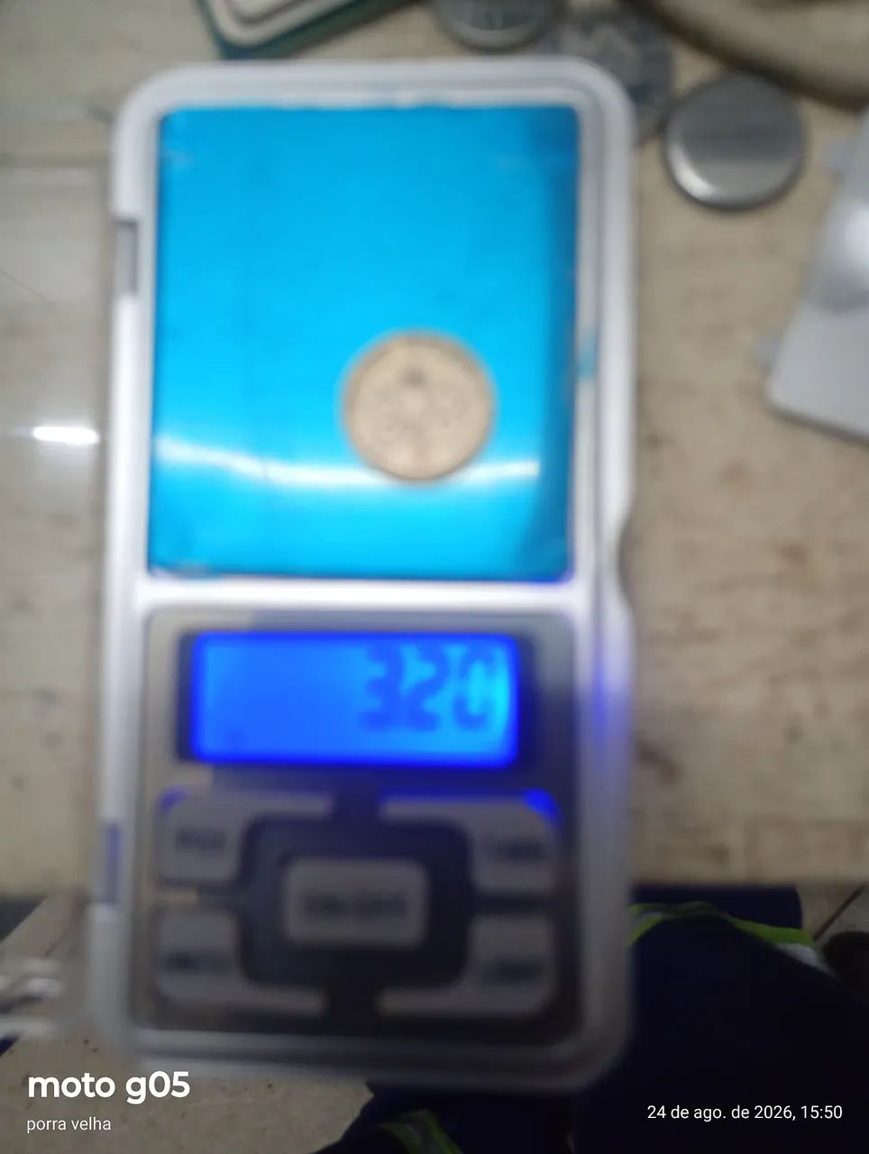 Moedas de prata batida reversa e outros  - Foto 2