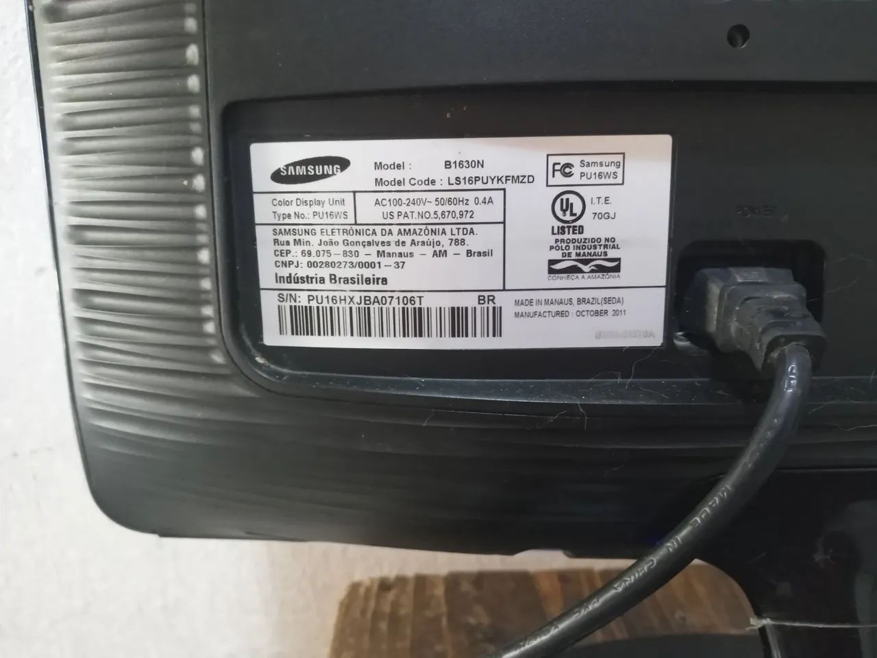 Monitor Samsung "16" Polegadas - Foto 3