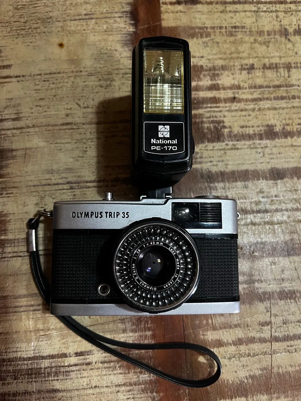 【動作未確認】OLYMPUS TRIP 35 Câmera Analógica Olympus Trip 35 + Flash - Impecável! - Câmeras e