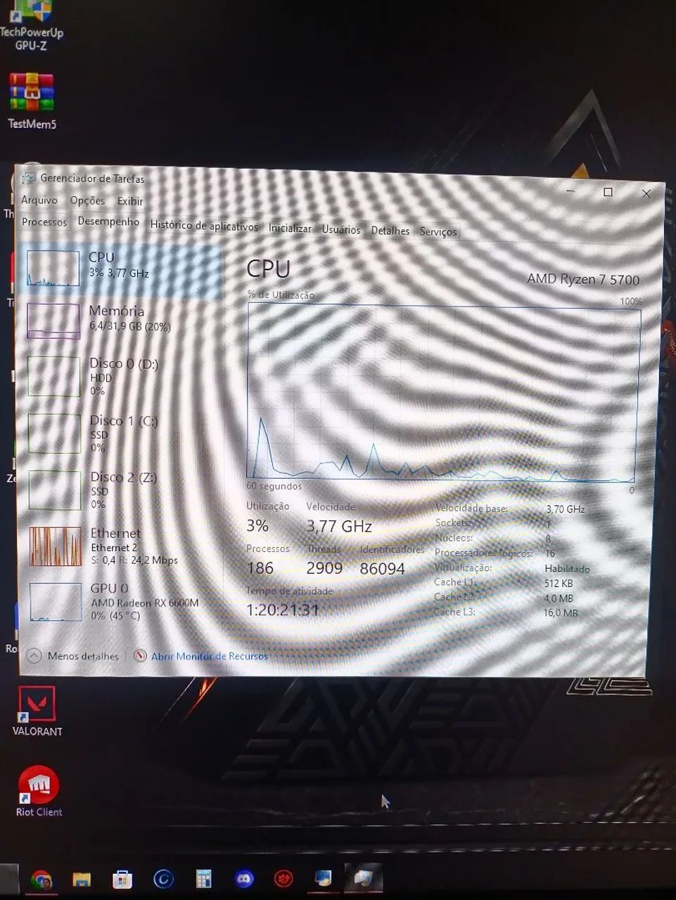 Ryzen 7 5700 32gb Rx6600M - Foto 2