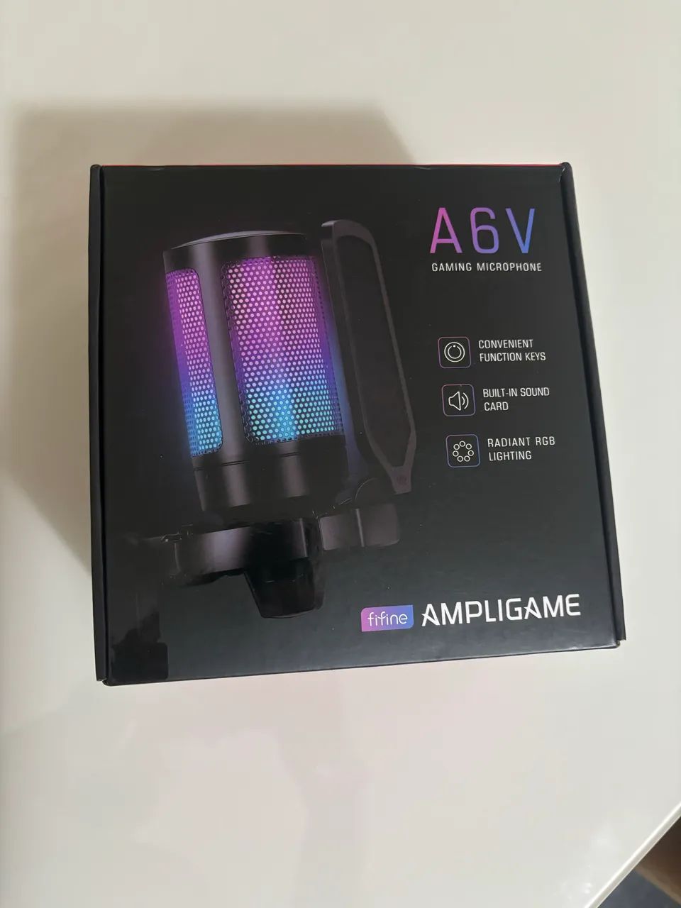 Microfone Fifine A6V | estado de novo | completo