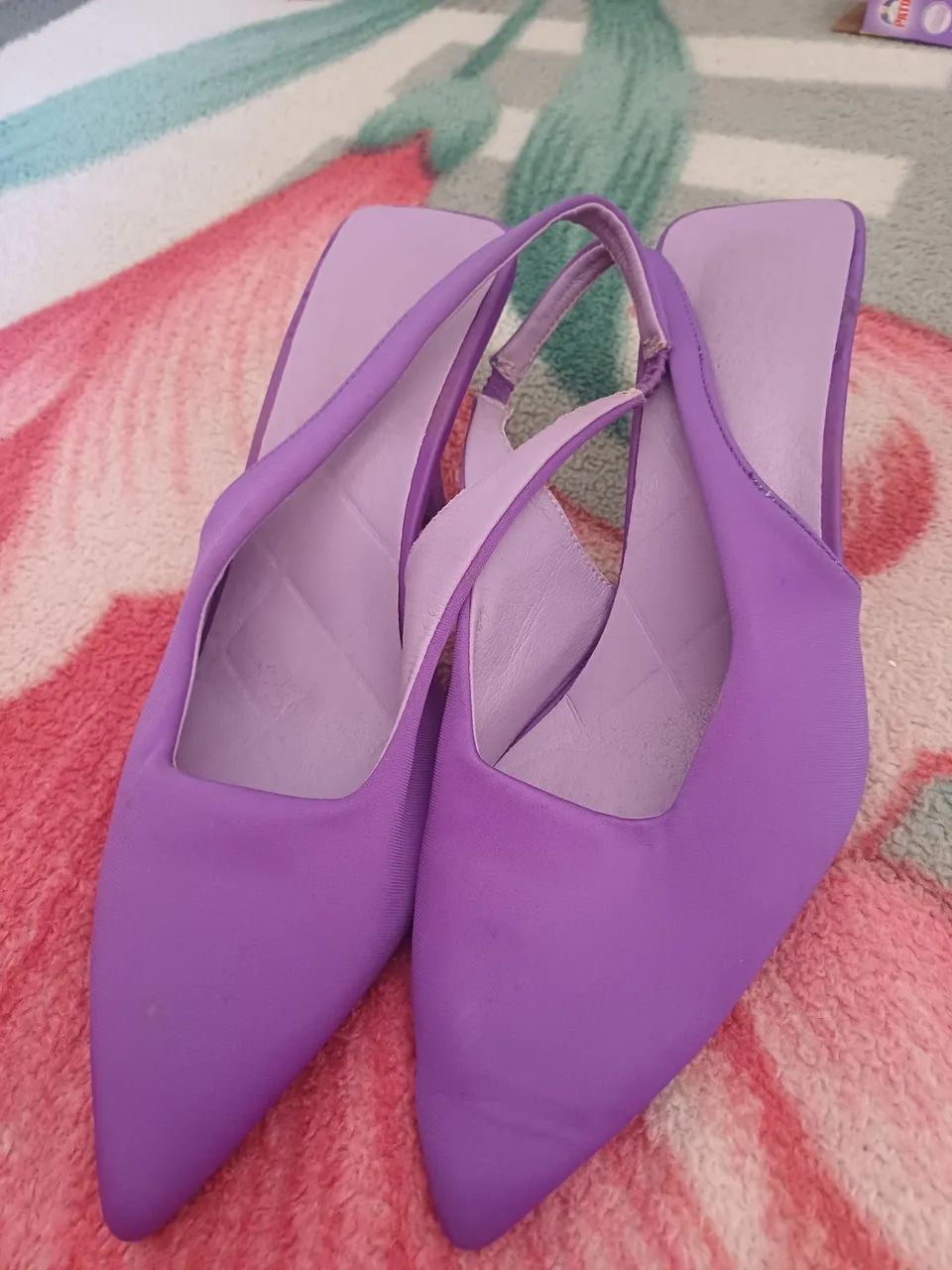 Sapato lilás Scarpin 