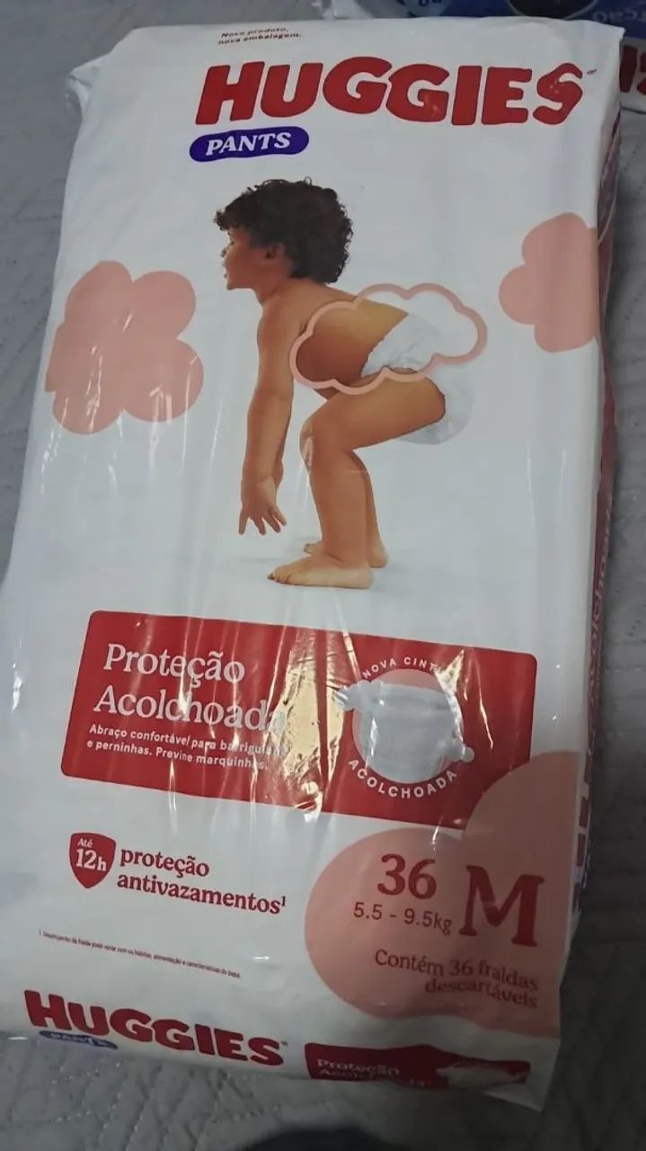 10 pacotes de fraldas M  - Foto 3