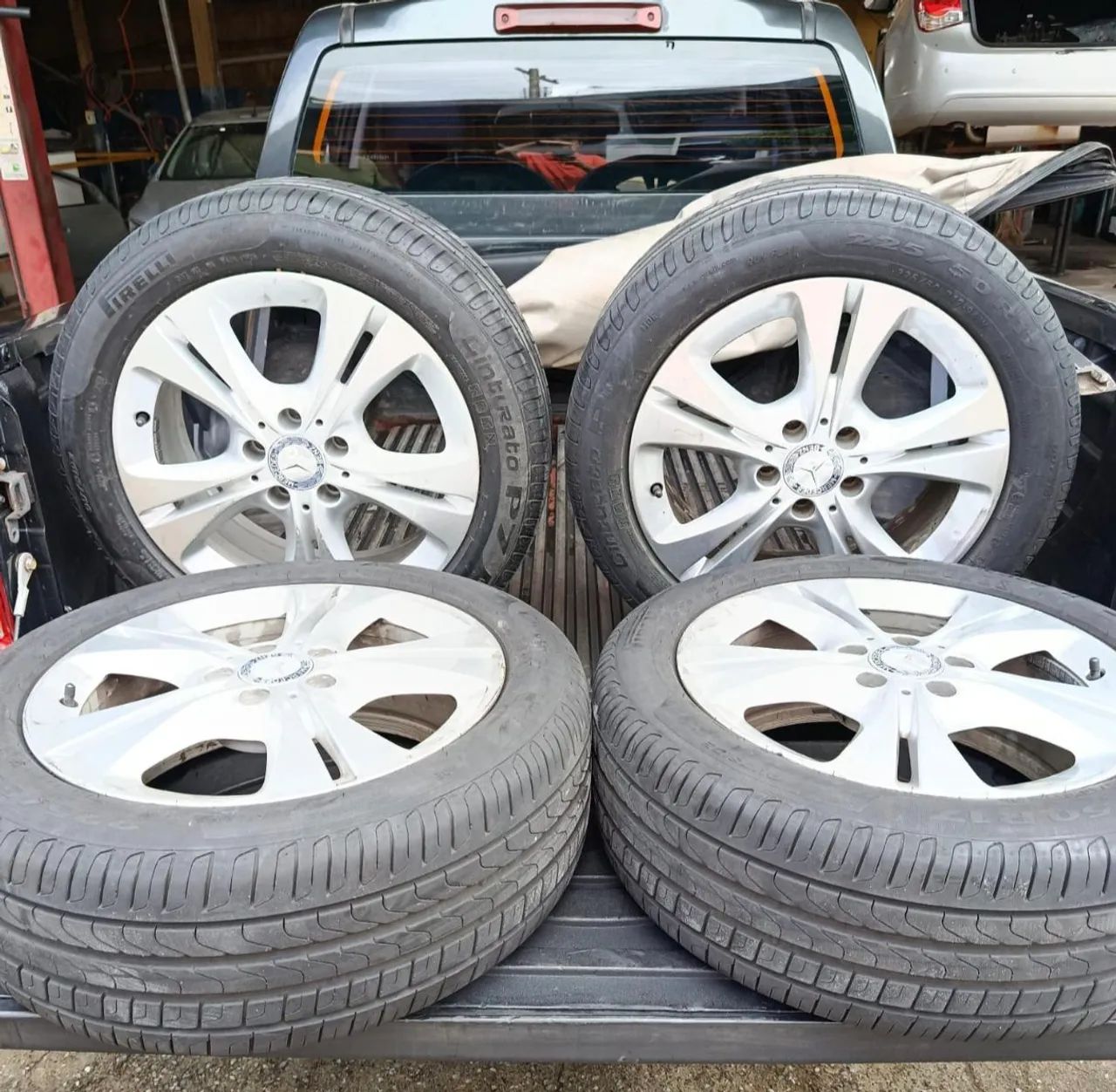 Rodas e pneus 225/50 R17 Mercedes c-180