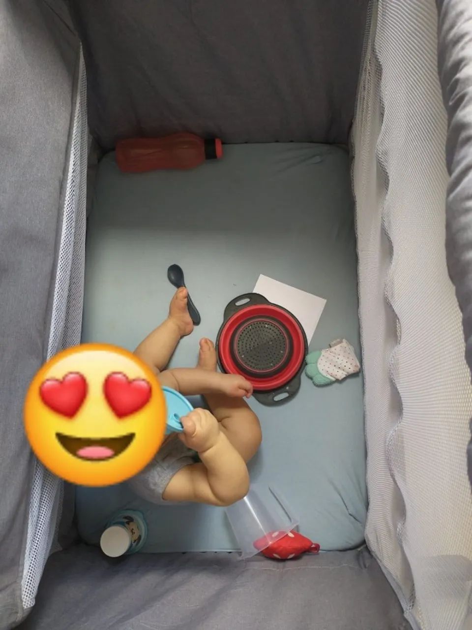 Berço Co Bed 3 em 1 (com cercadinho) - Marca Dican  - Foto 5