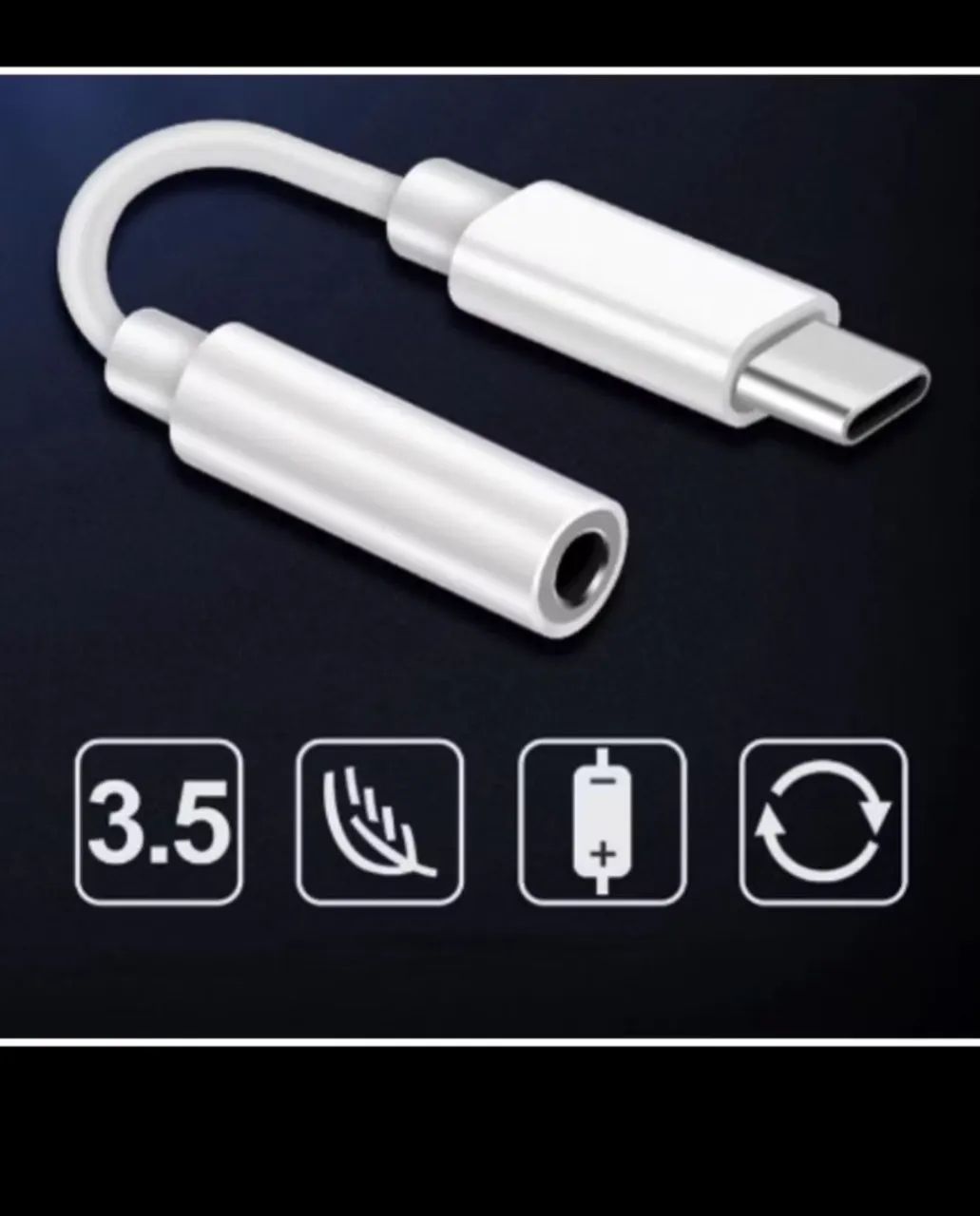 Adaptador USB-C para P2 (3.5mm) - Foto 3