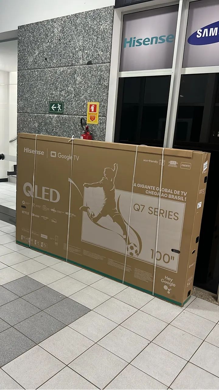 Tv Hisense 100 Polegadas QLED Q7 Séries Nova Lacrada  - Foto 4
