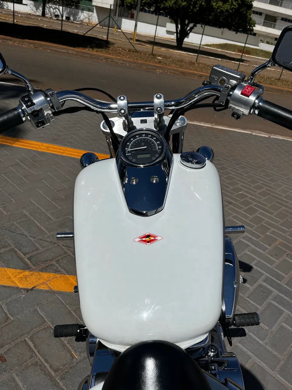 Honda Shadow 750 Branca, Exclusiva com apenas 22.000km toda original - Foto 5