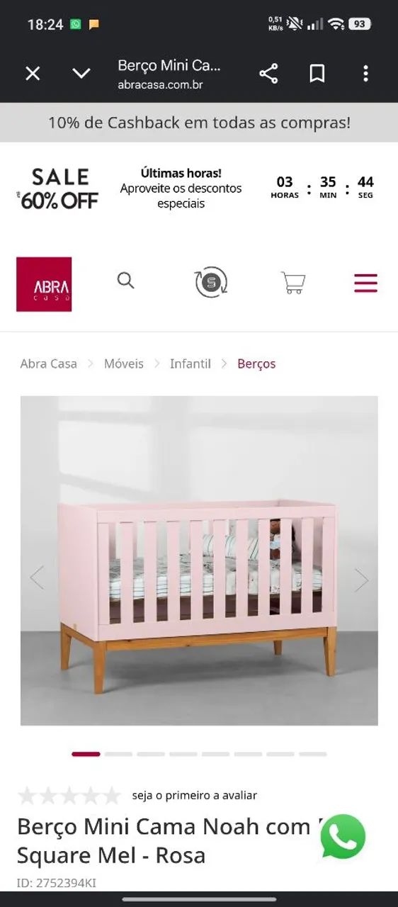 Berço de menina  - Foto 2