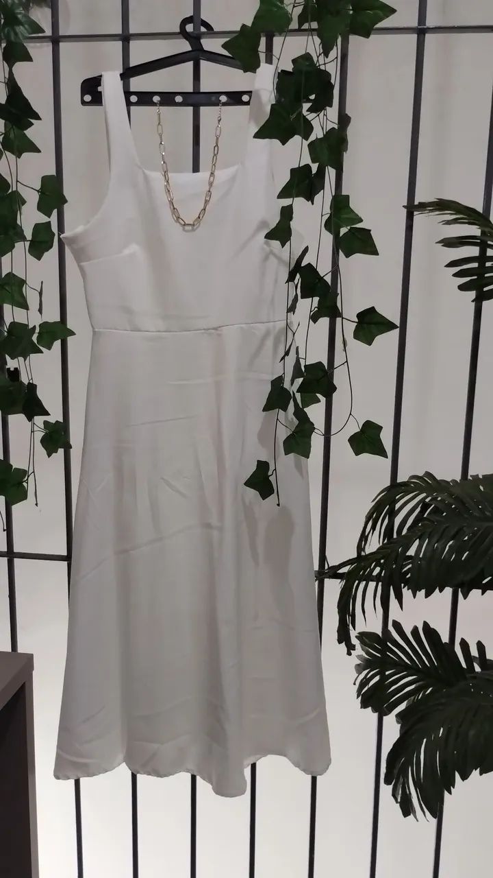 Vestido MIDI branco