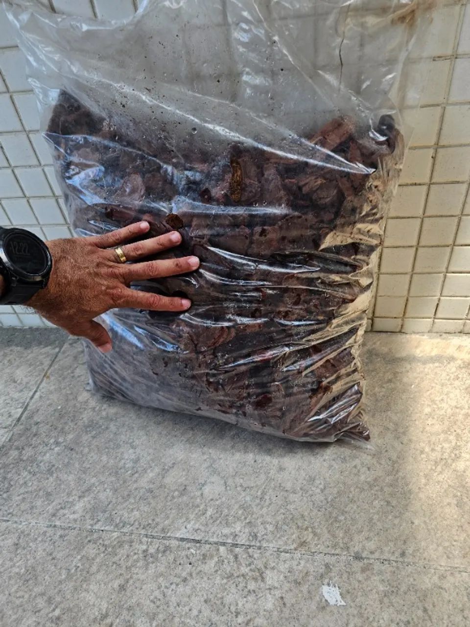 Casca de Pinus promoção 8kg Decoração Jardim pronta entrega  - Foto 3