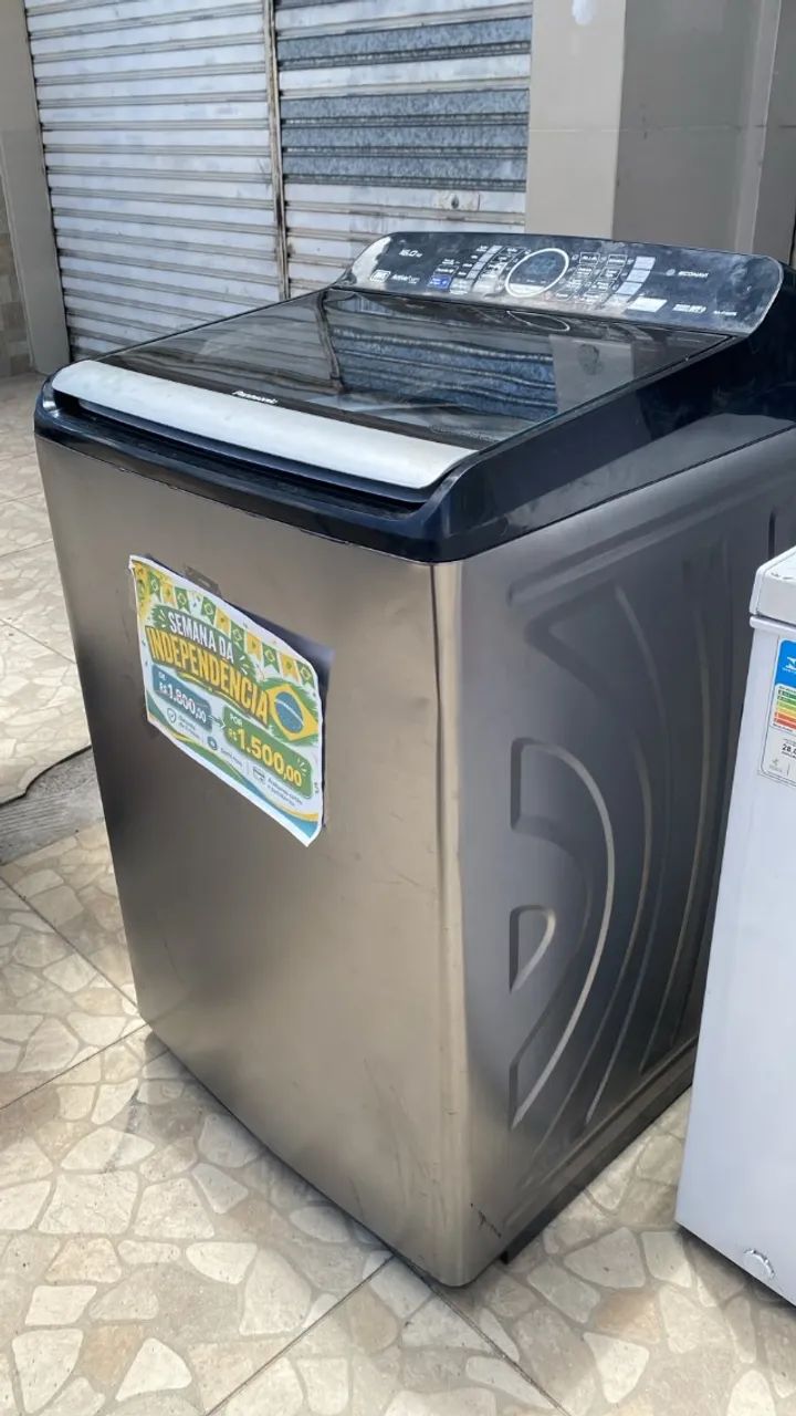 Lavadora Panasonic 16kg Cinza  - Foto 3