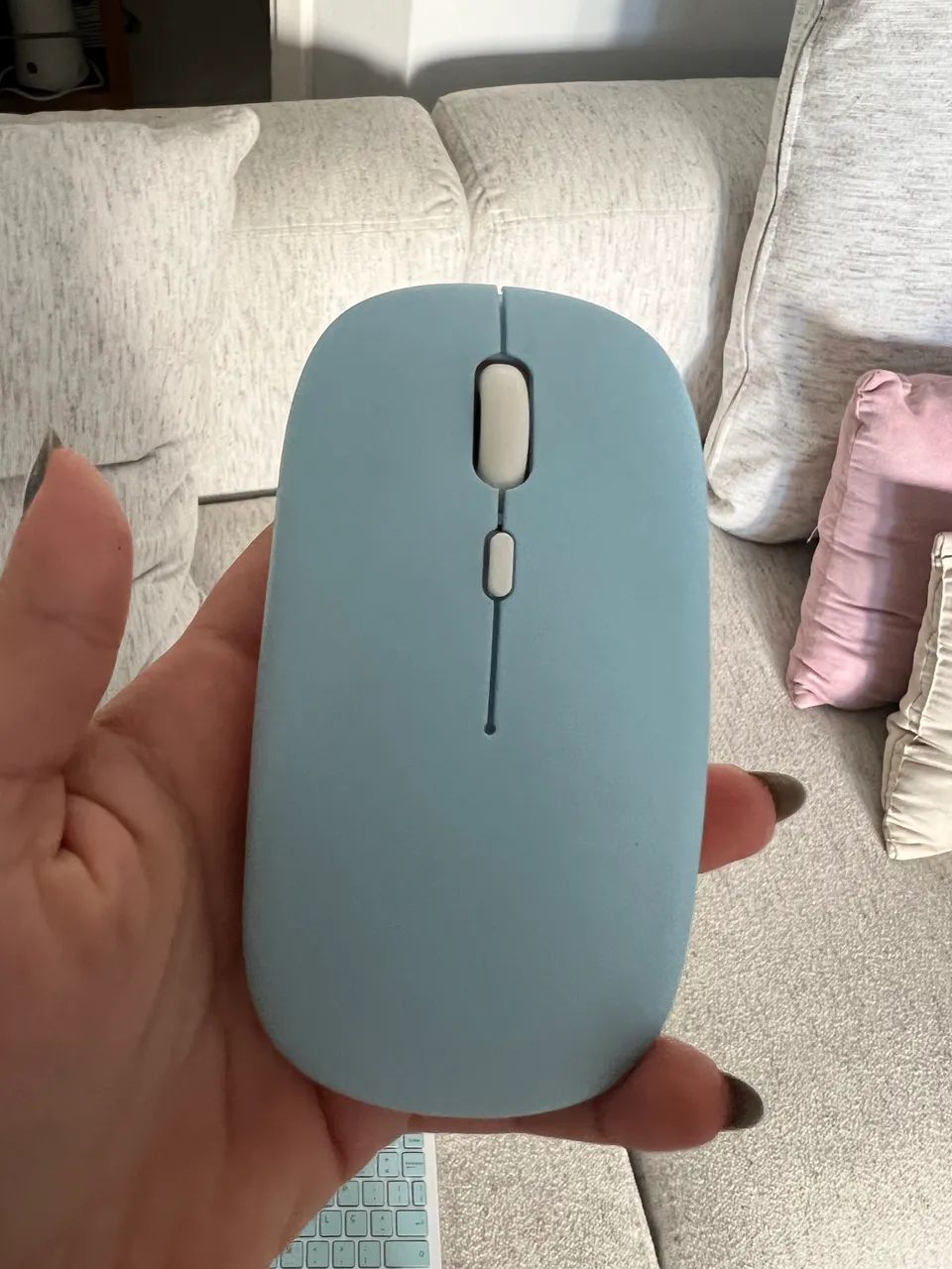 Kit Teclado + Mouse Bluetooth Sem Fio - Excelente Estado - Foto 3