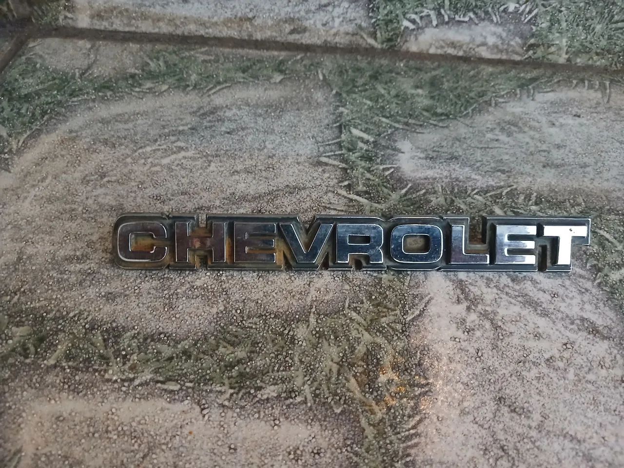 Emblema original chevrolet 