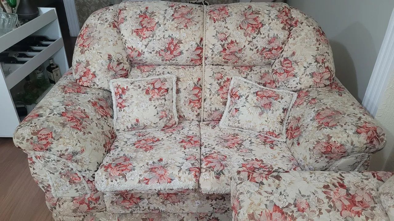 CONJUNTO ESTOFADO 2 E 3 LUGARES - Foto 3