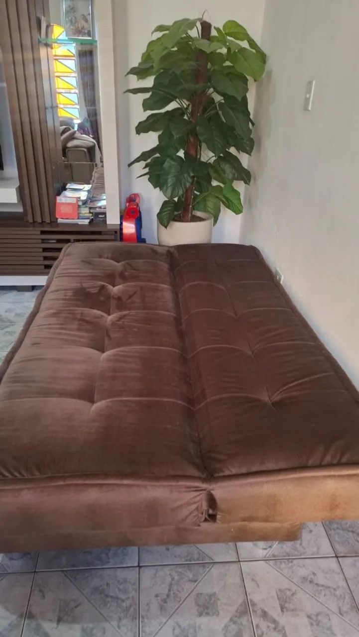 Sofá Cama Reclinável - 4 lugares confortável  - Foto 4