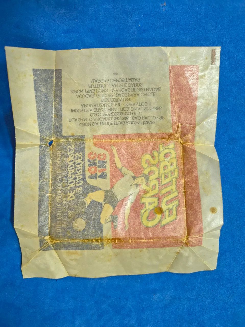Envelope vazio original futebol cards ping pong 1979 - Foto 4