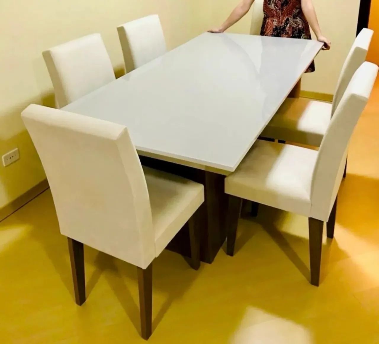 Mesa moderna + 6 cadeiras - Foto 3