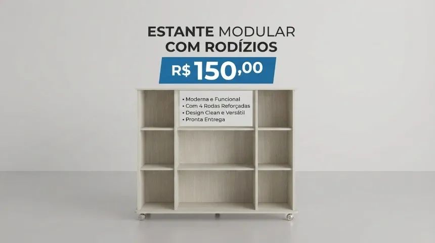 estante de livros