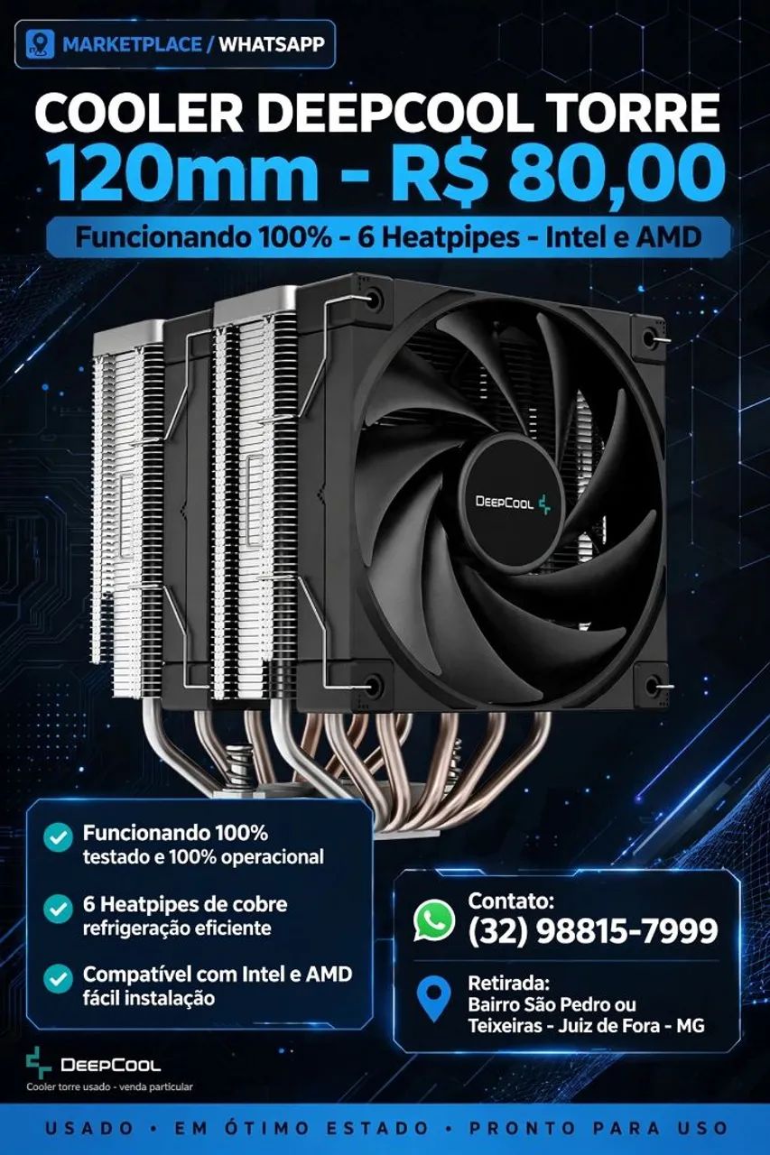 Cooler deep coll 120mm