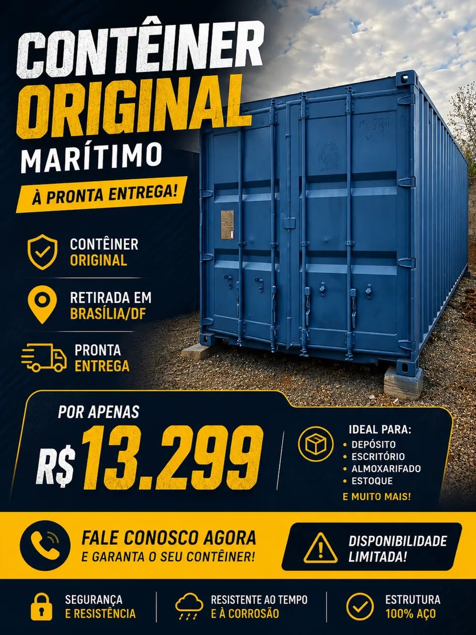CONTÊINER 20 PÉS 
