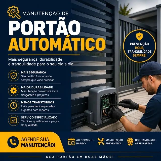 Manutenção em Portão Automático