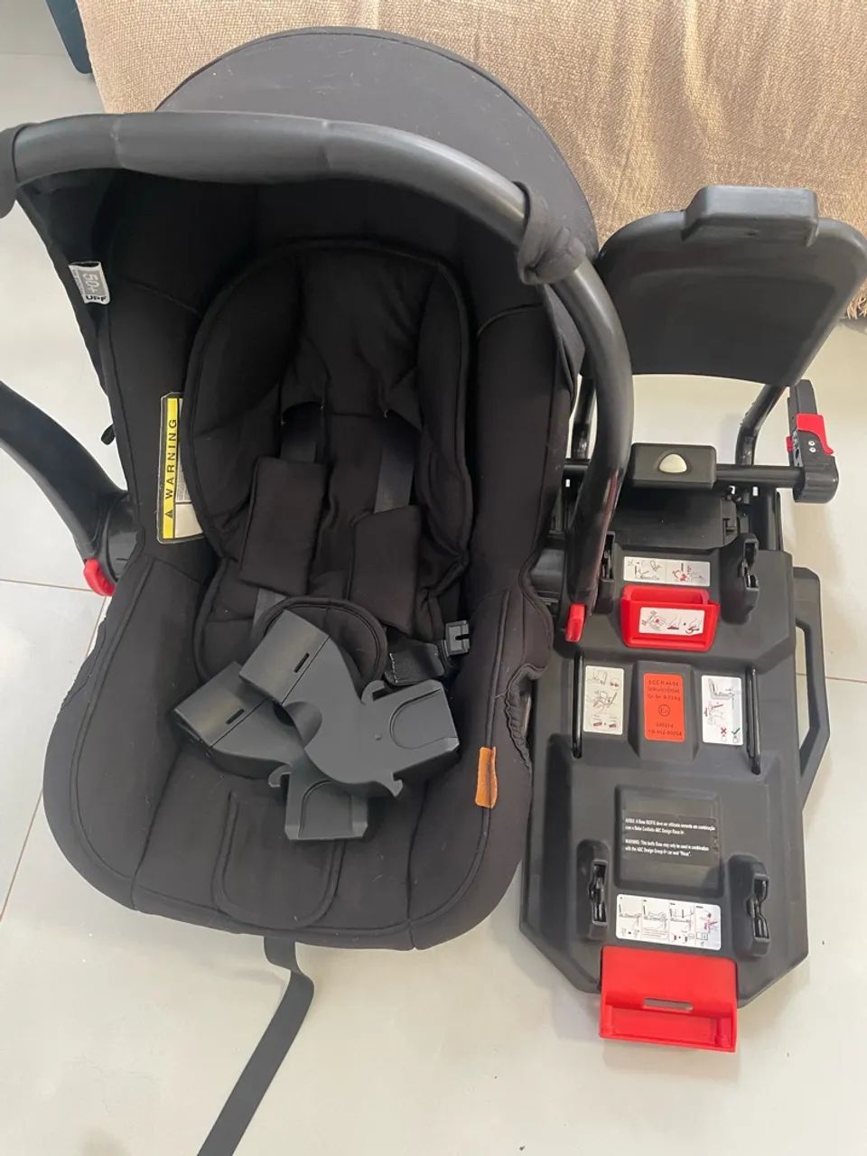 Bebê Conforto ABC Design Risus Black com Isofix 