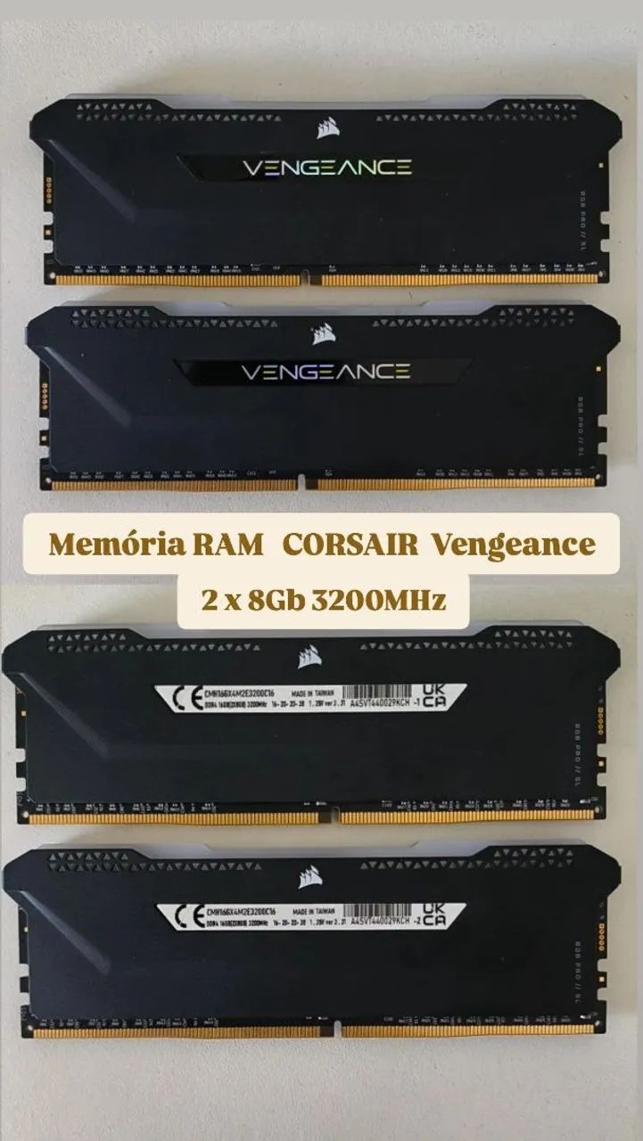 Memória RAM CORSAIR Vengeance