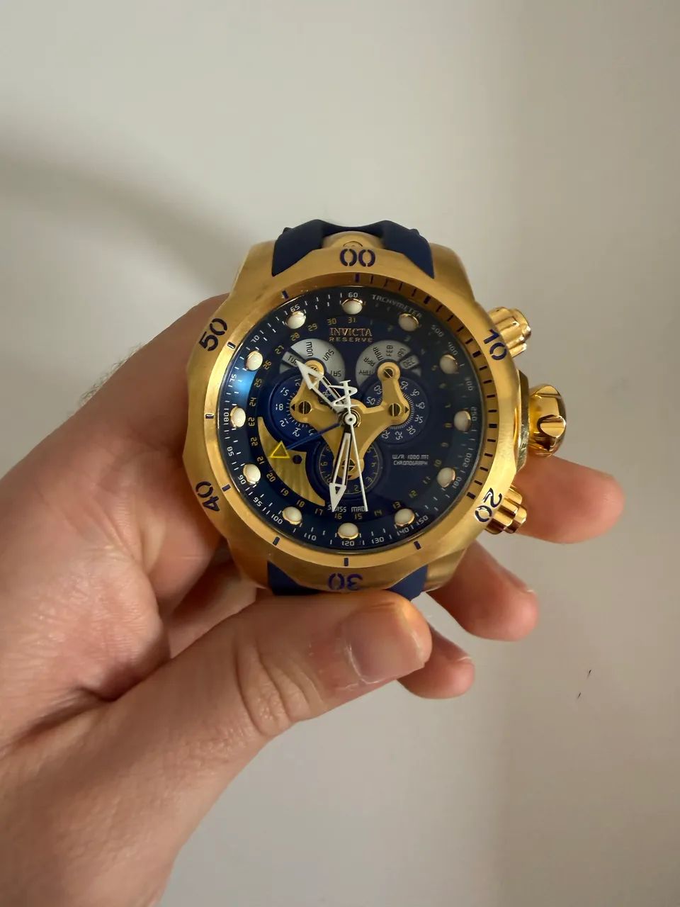 Relógio Invicta Raro e banhado a ouro 18K