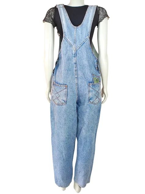 jardineira jeans vintage cgc Tam M - Foto 2