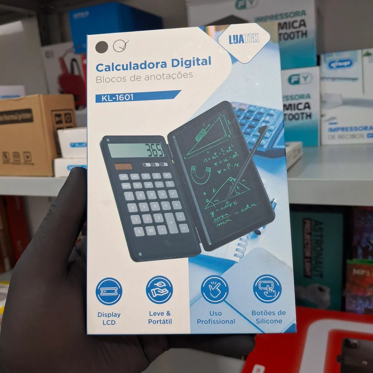 Calculadora digital Bloco de anotações 