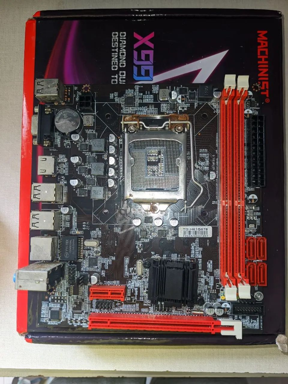Lote 3 Placas Mãe com defeito (PARA RETIRADA DE PEÇAS/SUCATA) - Foto 3
