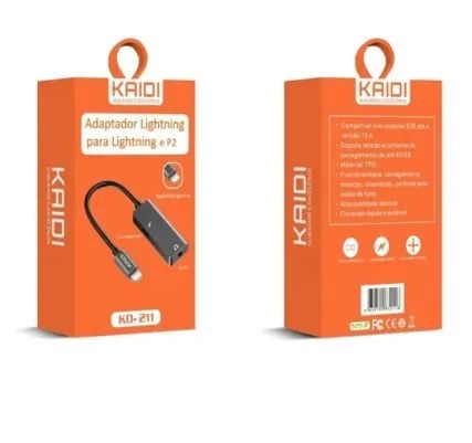 Adaptador Lightning P2 IOS Kaidi KD-211 - Foto 2