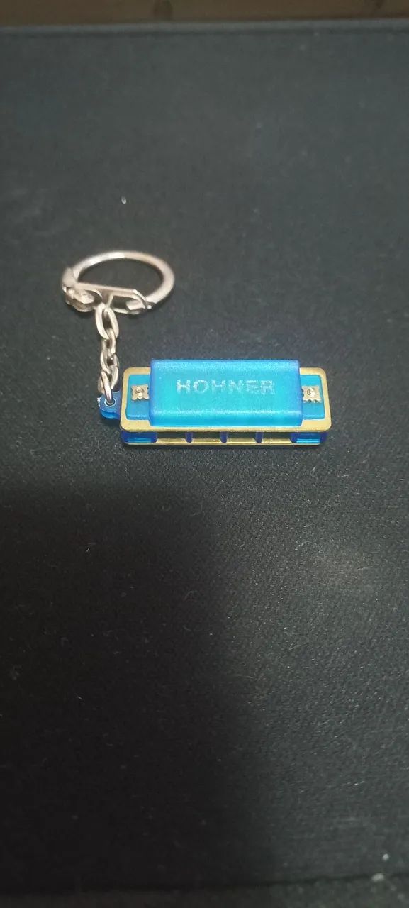 Mini Gaita Chaveiro colorida Hohner